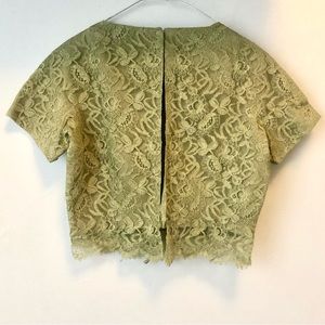 Beautiful Green Lace Top